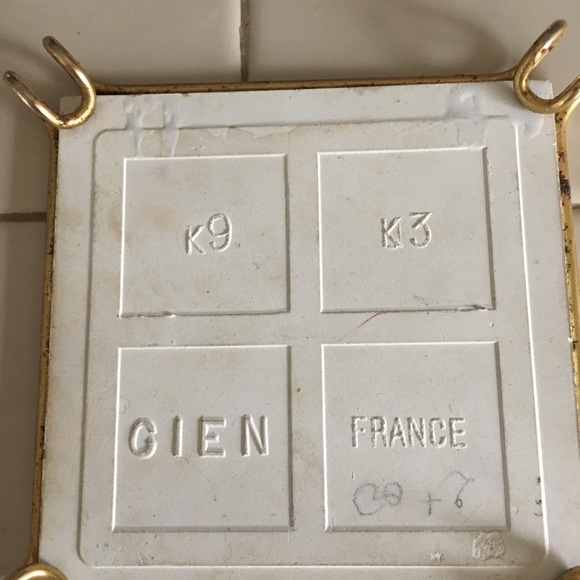 Gien France tile trivets - Picture 7 of 7
